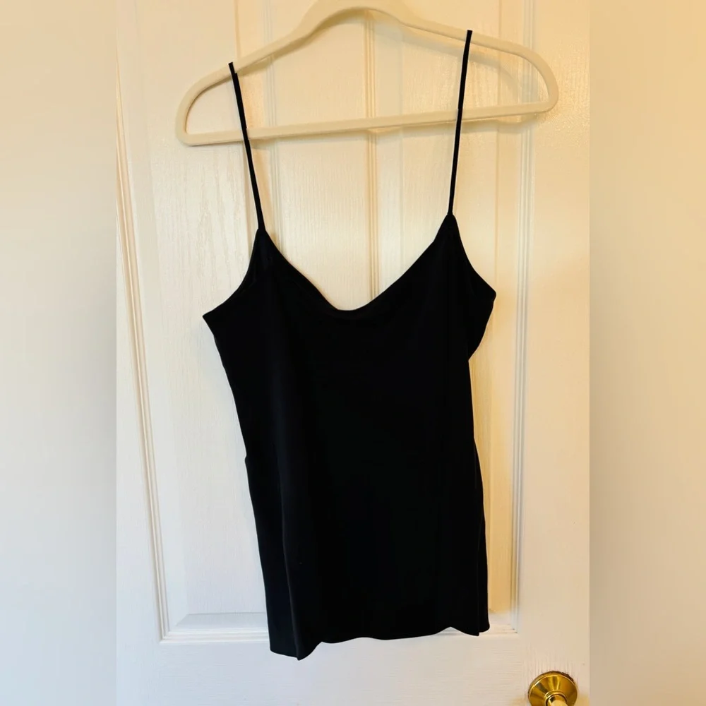DANA BUCHMAN 100% Silk Black Camisole Women’s Size XL Style DBMUC093A Y2K - Picture 5 of 14